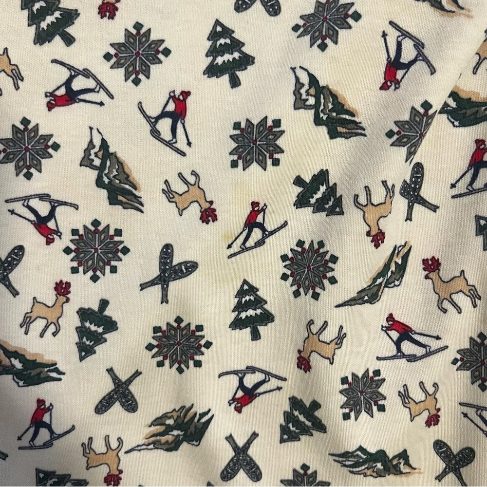 Eastern Mountain Sports Cream Patterned Turtleneck - Picture 3 of 6